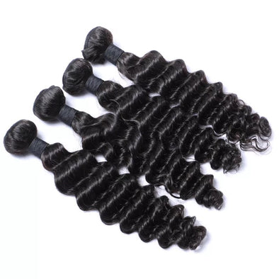 10A Loose deep wave virgin hair bundles