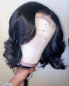 12” straight closure wig