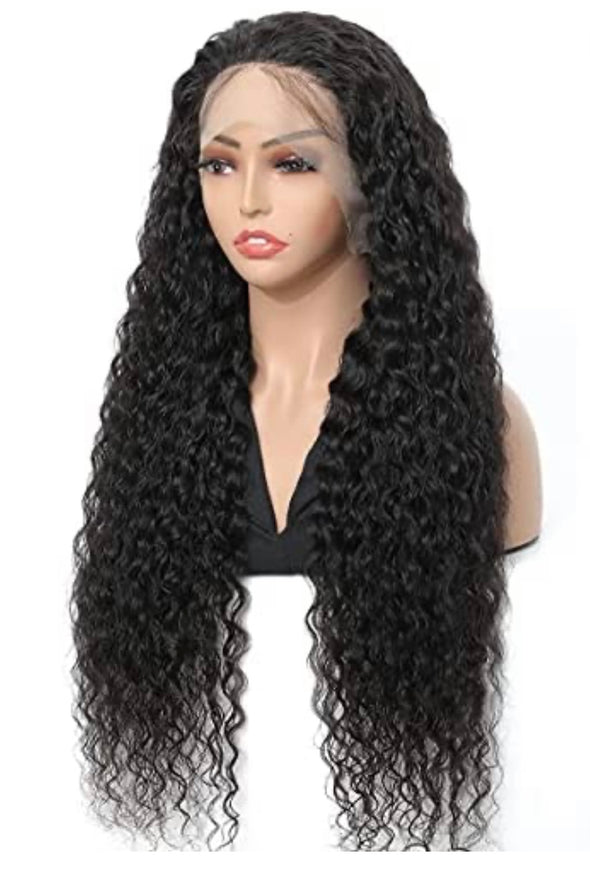 Shonté- 30” deep curly lace frontal wig